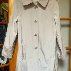 Trench coat! Medium, tan/beige and new without tags.